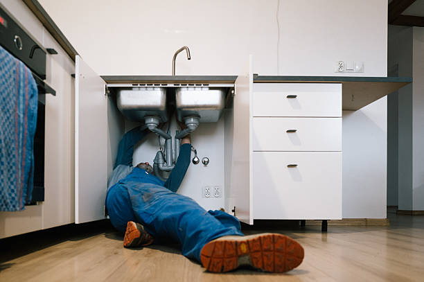 Professional Plumbing technician working in Trilby, FL